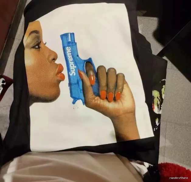 Printed Gun M Portrait XL Pistol Black S 1 Water L T-shirt WEEK Tee Female Short Water sleeved White 1001
